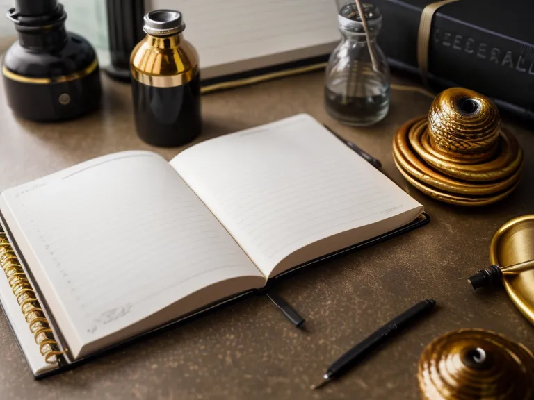 Close-up of a notebook tracking tinnitus intensity and alcohol consumption.