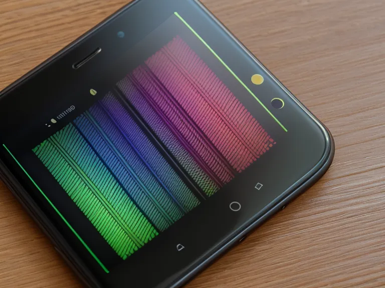 Smartphone showing a frequency generator app used to match tinnitus pitch