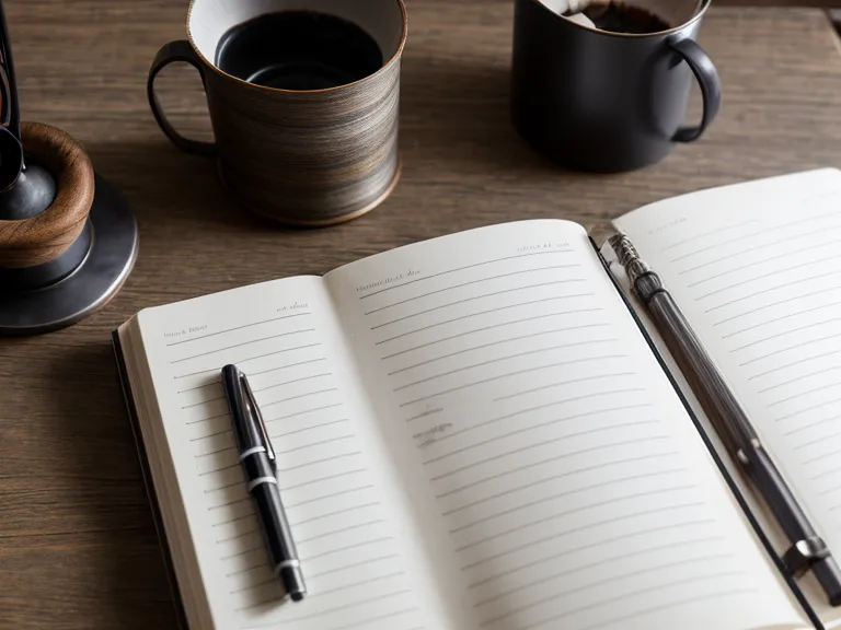 Handwritten logbook tracking tinnitus triggers like caffeine and sodium intake.