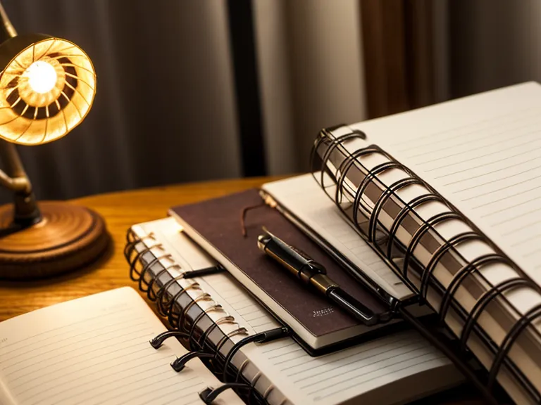 Close-up of a tinnitus troubleshooting log notebook and Quietum Plus bottle