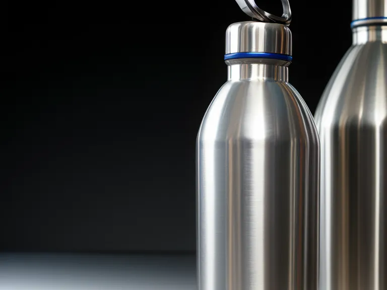 A bottle of Audifort sitting on top of a professional digital audio interface.